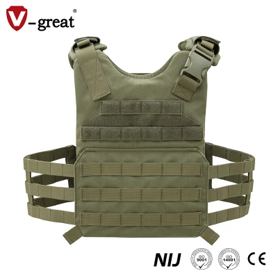  Hombreras desmontables NIJ IIIA Ballistic Kevlar Vest a prueba de balas
