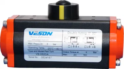  Actuador de válvula de aluminio Max-Air