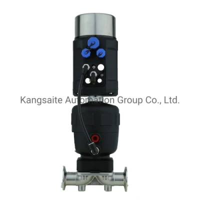  Manual de acero inoxidable de Kt/OEM CE, ISO9001, la FDA, API, con brida Dnv actuador neumático Válvula de diafragma