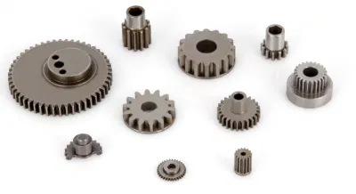  Metalurgia de polvos Engranaje de gusano de motor planetario con piñón sinterizado.