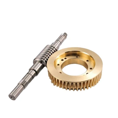  OEM máquina de metal Bonze transmisión de rueda estriada motor de arranque involución Eje dentado Caja de engranajes reducción cilindro piñón personalizado precisión Engranaje de tornillo sinfín