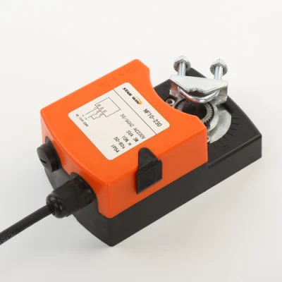  Actuador de amortiguador de aire de control ajustable manual de aluminio HVAC