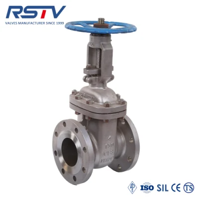  ASME/API6d/rueda de engranaje cónico/electricidad/neumático 150lb/10K/PN16/Acero Inoxidable acero al carbono/Ss CF8/Wcb soldar final/OS y extremo de la brida de cuña y válvula de compuerta de Industrial