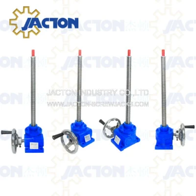  El mejor precio rueda helicoidal Caja de cambios con el volante, Gusano duro arranca con el tornillo, unidad de caja de engranajes de gusano manual del fabricante