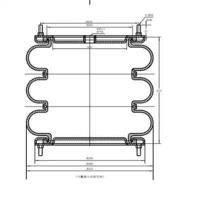  FT 412-32 DS Continental Fire-Stone W01r584062 Actuadores de aire Parker 9109051