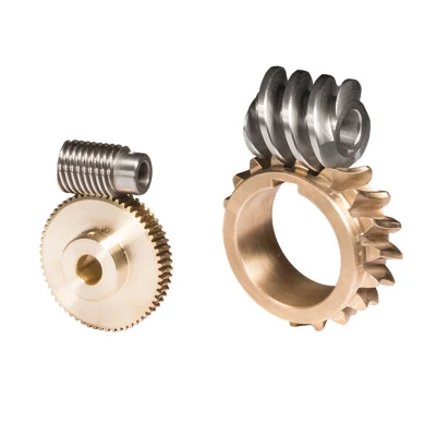  Engranaje de tornillo sinfín de acero inoxidable de alta calidad CNC de latón/bronce/acero