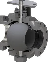 Cast Steel/Stainless Steel Two Pieces/Three Pieces Flanged Trunnion Ball Valve