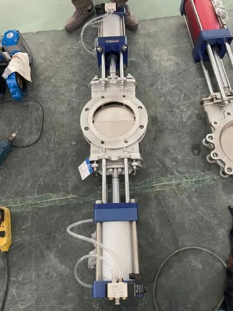 Chain Wheel Operated Non-Rising Stem Knife Gate Valve