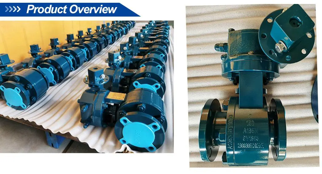 Kata 3-Piece Trunnion Mounted A105n Ball Valve Worm Gear Driven Nps 8&quot; Class 600 Ball Valve