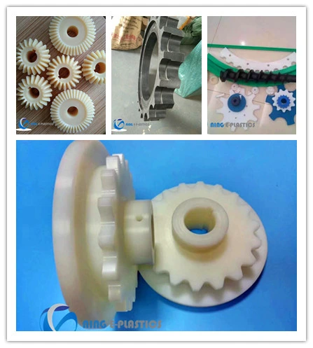 Nylon Derlin Plastic CNC Machined Gear Worm Shaft