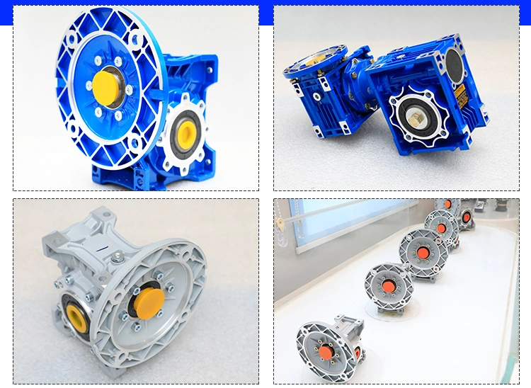 Mechanical Power Transmission RV Series Aluminium Alloy Worm Industrial Gearbox