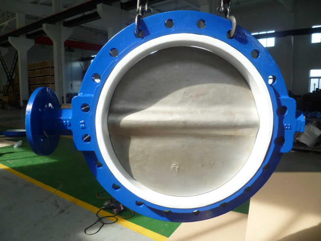 Wafer Lug Butterfly Valves with Single Double Acting Pneumatic Actuator/Gear Box