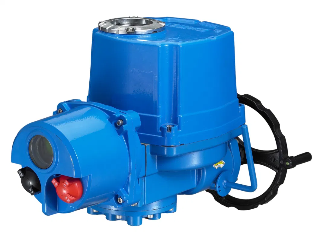 Qt Electric Actuator with Worm Gear and Worm Drive Mode