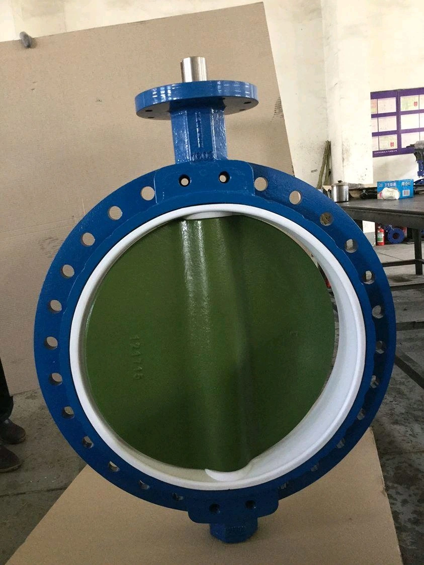 Wafer Lug Butterfly Valves with Single Double Acting Pneumatic Actuator/Gear Box
