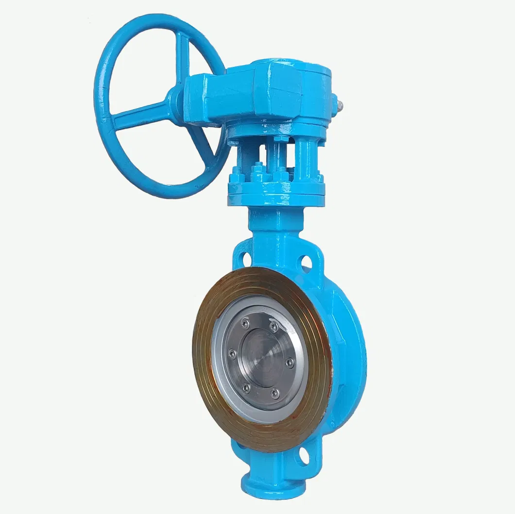 D373h/F/X-10/16/25c Triple Eccentric Worm Gear Driven Wafer Type Butterfly Valve