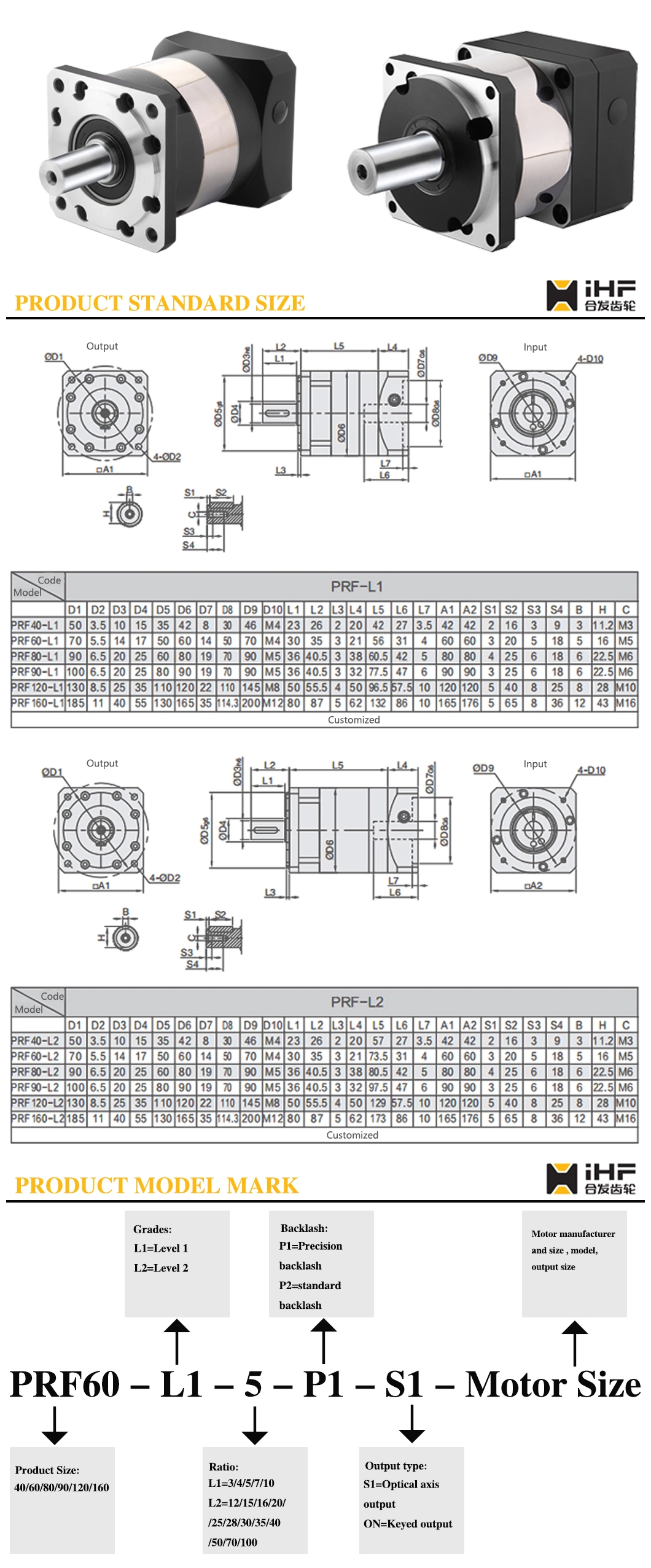 Best Price Prf90 Series Planetary Gearbox for 750W Servo Motor