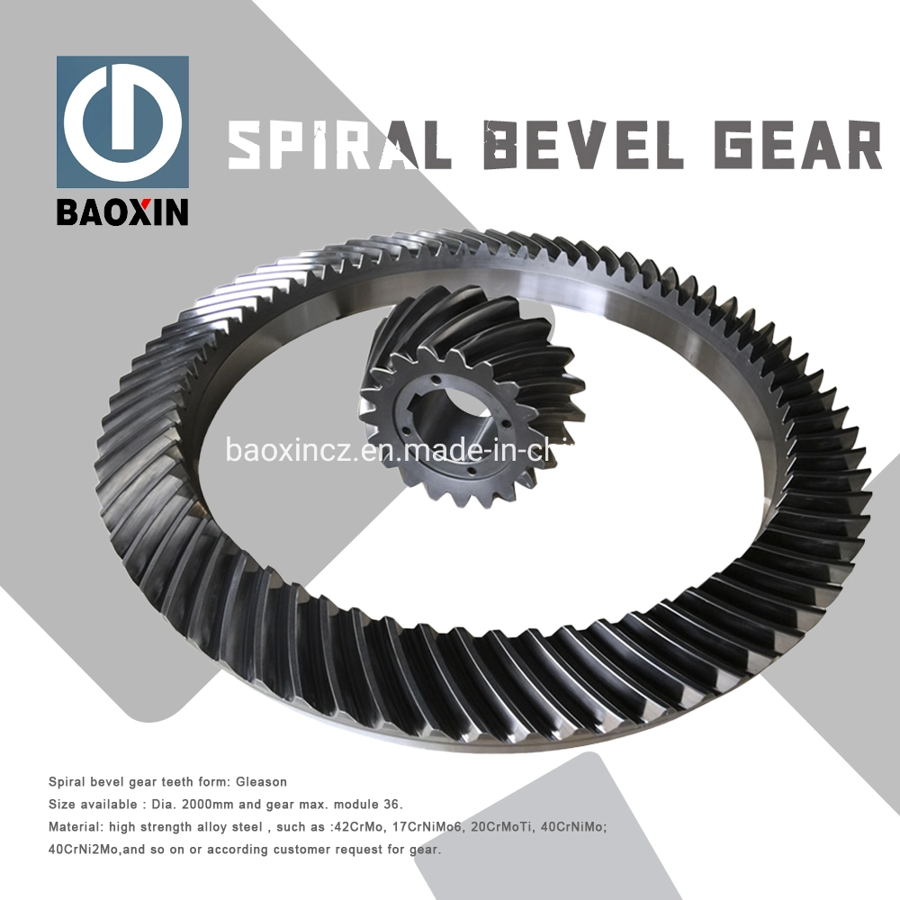Customized V-Shaped Hard Teeth Double Helical Gear for Gear Transmission Machine
