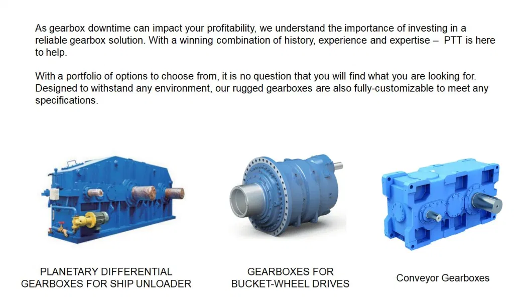 High Torque Helical Reducer Gearbox Industrial Gearbox