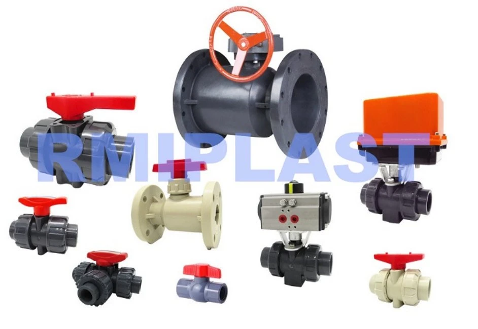 Plastic PVC PVDF PP Pph UPVC Hand Lever Gear Wheel Diaphragm Valve Butterfly Valve/Flange True Union Water Ball Valve/Pneumatic Electric Swing Check Valve