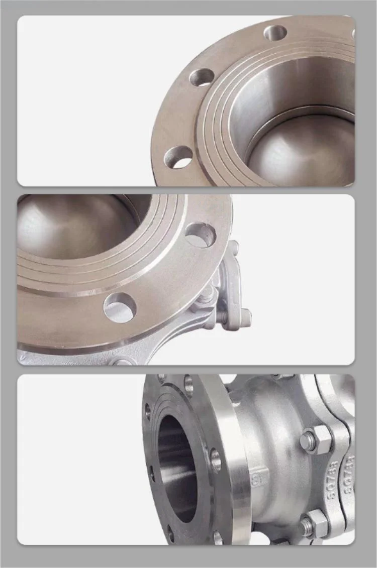 Cast Steel/Stainless Steel Two Pieces/Three Pieces Flanged Trunnion Ball Valve