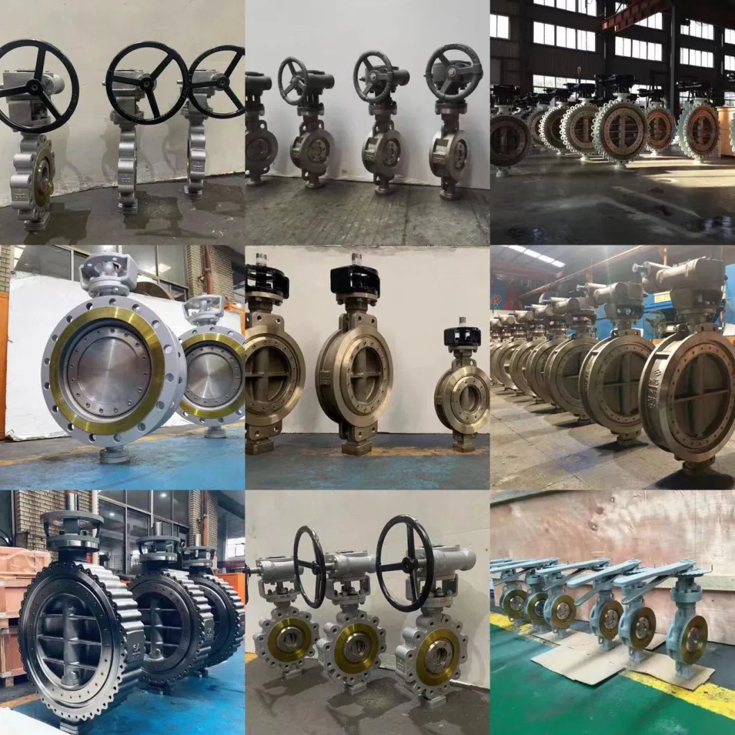 Manual Flange Wafer Type 150 Lb CF8 Butterfly Valve with Worm Gear