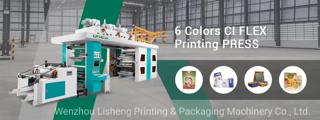 4 Colors Central Drum Dialysis Paper Throat Swab Bag Flexographic Printing Machine