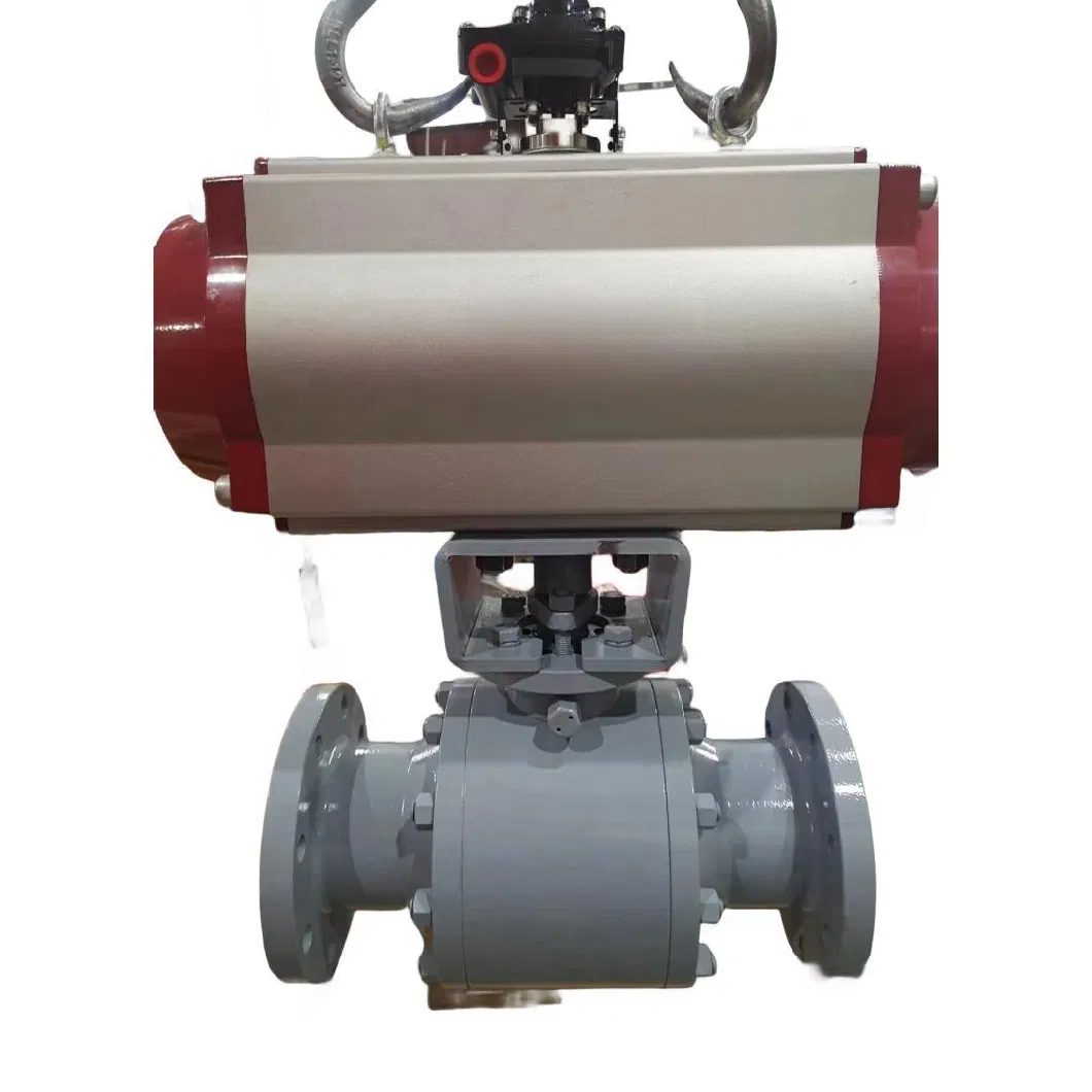 A105n API Gearbox Forging Flange Carbon Steel Ball Valve