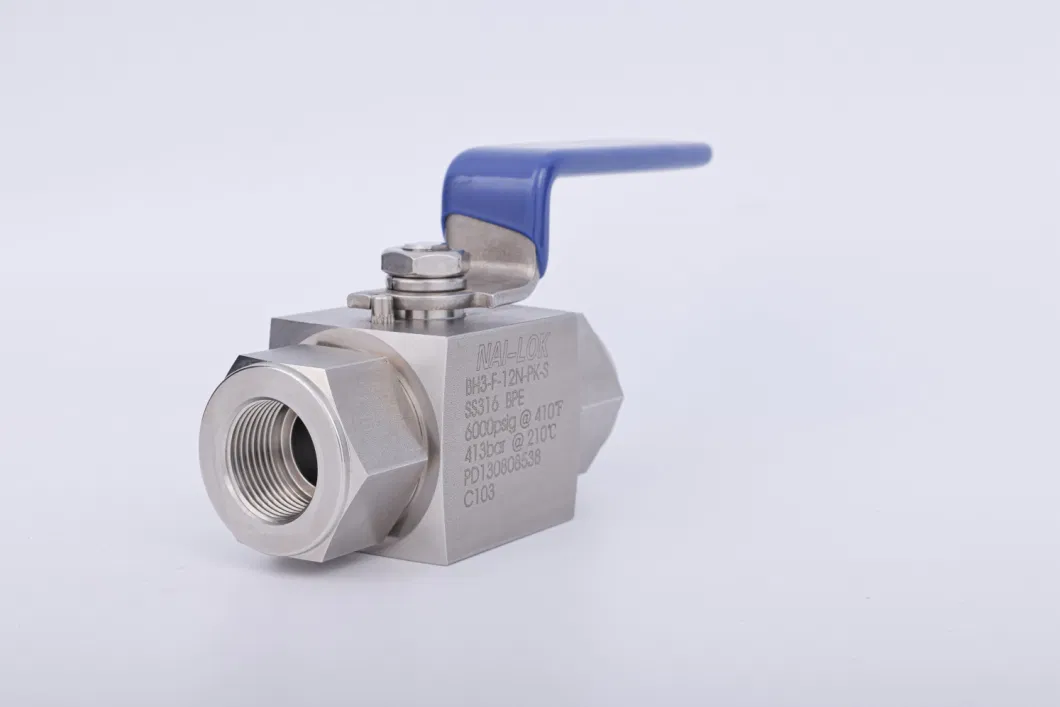 Nai Lok High Pressure CNG 6000 Psi Female NPT 2 Inch Thread Ball Valve with Pneumatic Actuator Manual No Leak 1 PC Ball Valves