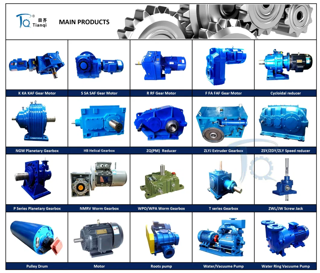 Reduction China Cast Iron Steel Cylindrical Helical Gear Speed Reducer Industrial Gearboxes