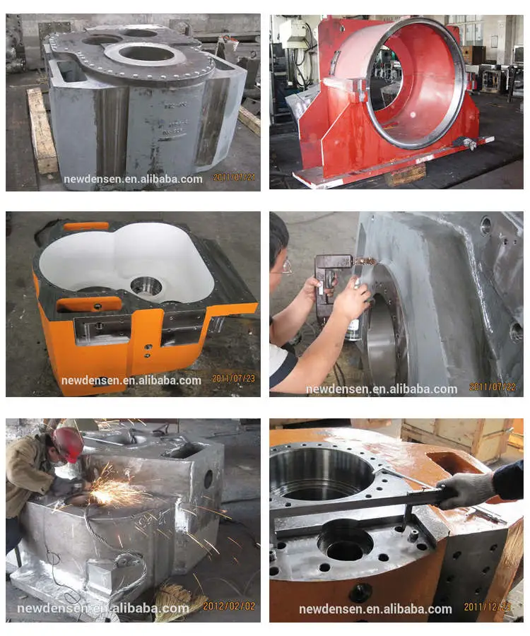Densen Customized Gearbox Used in Oil Drilling, Alloy Steel ASTM A148105-85 Resin Sand Casting, Gearbox Housing Casting