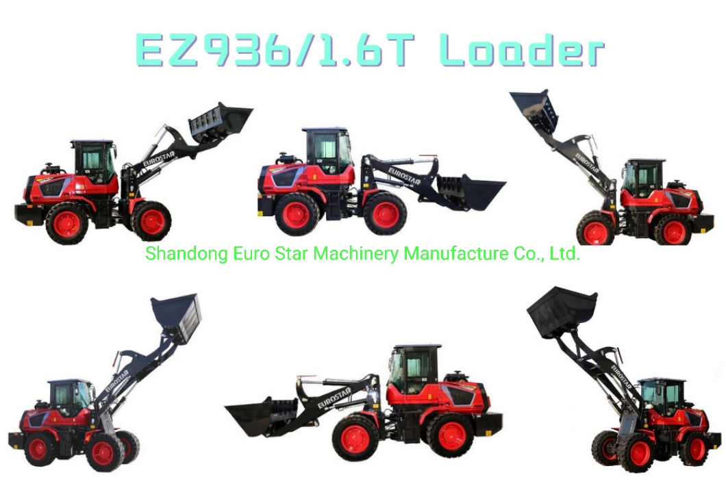 Compact Articulated Loader Efficient Wheel Loader for Railways, Highways, Mines