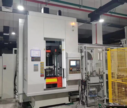 Double Guide Column Double Drive CNC Spiral Vertical Internal Broaching Machine