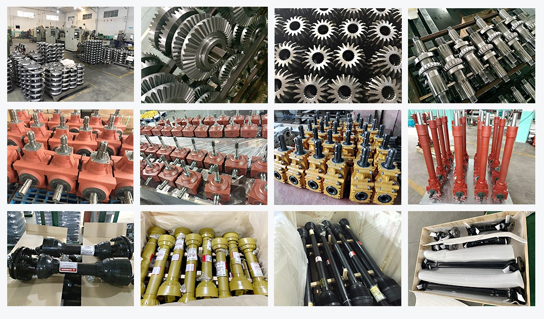 Alunimun Alloy Material Made Worm and Wheel Transmission Gearbox for Agricultural Equipment/Machinery