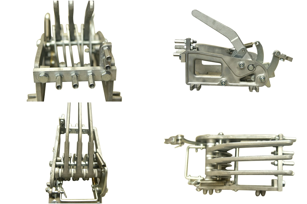 Mechanical Operator with 3 Handles for Fuel Tank Truck (Aluminum Alloy Manual Valve Controller)