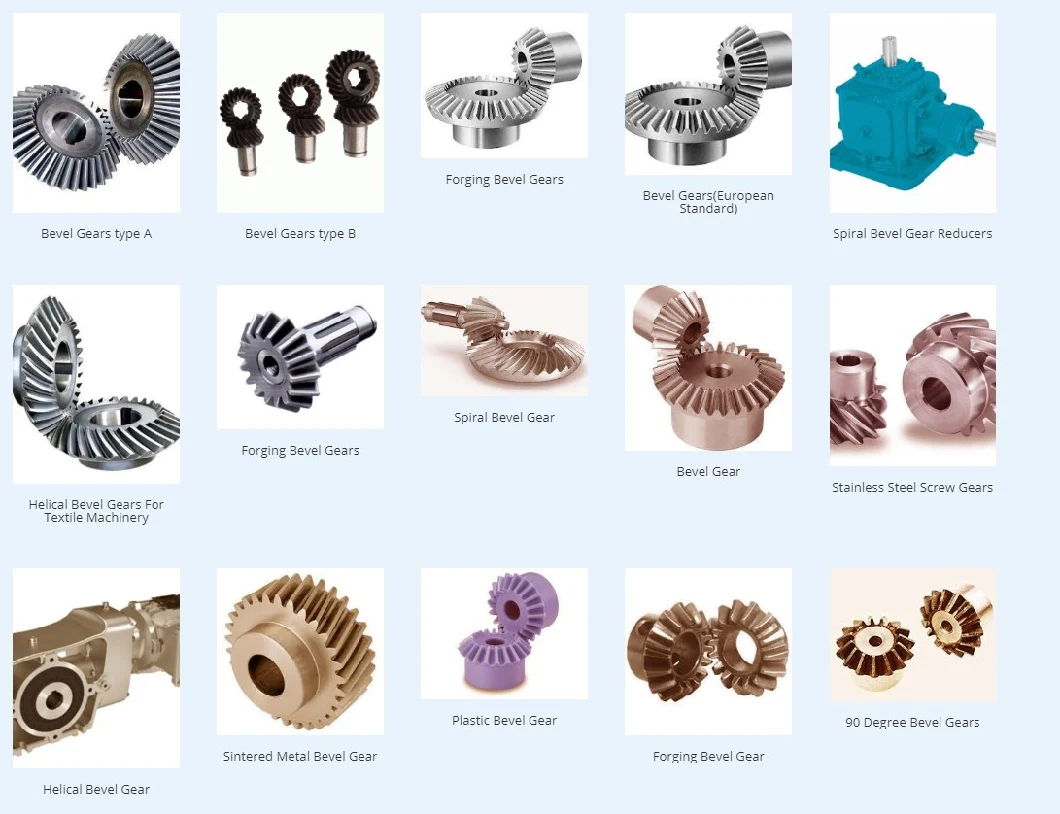 High Quality Plastic Straight Helical Forged Bevel Gears Precious Mechanical Bevel Gear Manufacturer Factory