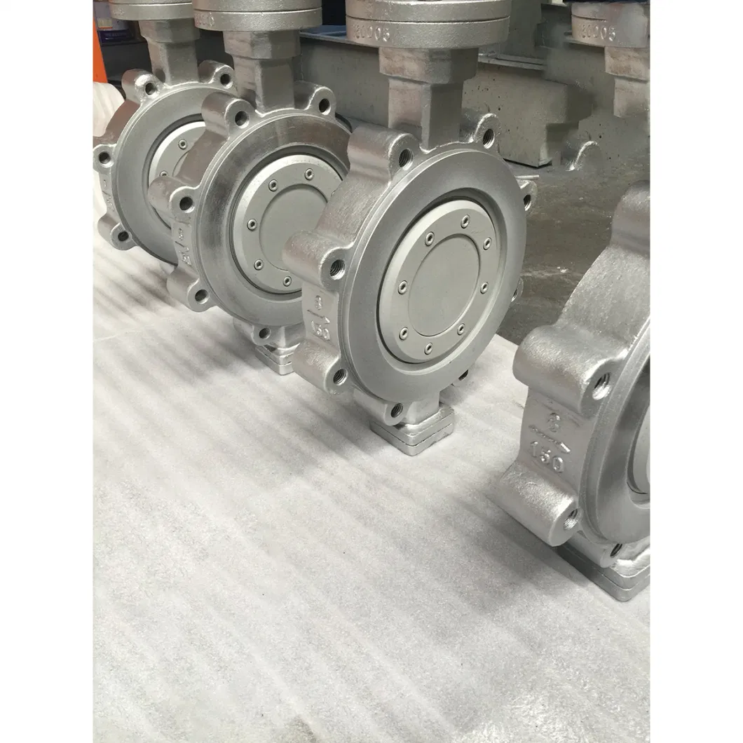 API/DIN/JIS/GOST Essentric Pneumatic Electirc Worm Gear Operation Cast Steel Wcb 304 150lb 10K Water Control Matel Head Seal Lug Wafer Butterfly Valve