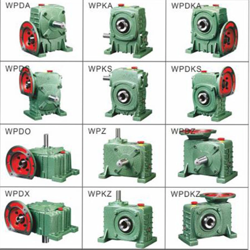 Wp Series Wpa Wps Wps Wpo Cast Iron Housing Transmission Conveyor Worm Gear Speed Reduction Reducer Wp Gearbox for Concret Mixer