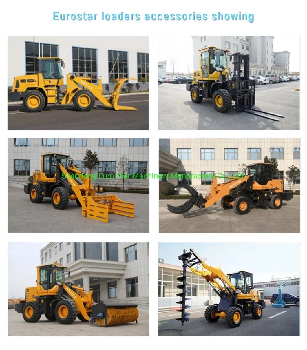 Compact Articulated Loader Efficient Wheel Loader for Railways, Highways, Mines