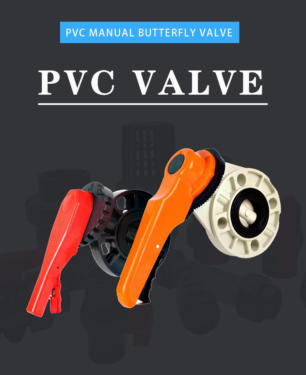PVC Gear Box Butterfly Valve Cast Iron Ductile Iron Ggg40 Double Eccentric Offset Pn10/16/25 Manual/Actuator Flanged