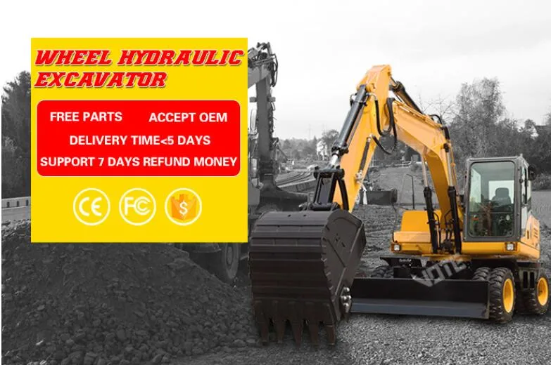 2019 Vtw-180 China 17ton Wheel Excavator Nice Quality for Sale