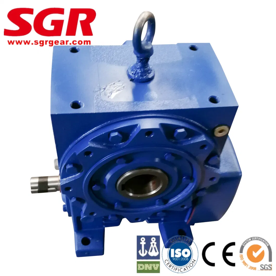 Cast Iron Reducer Double Enveloping Worm Gearbox with Input Shaft