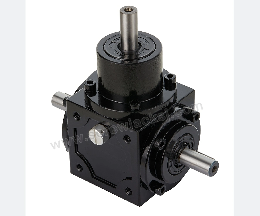Low Backlash Spiral Bevel Gearbox with Cast Iron, Stainless Steel, and Aluminum Version