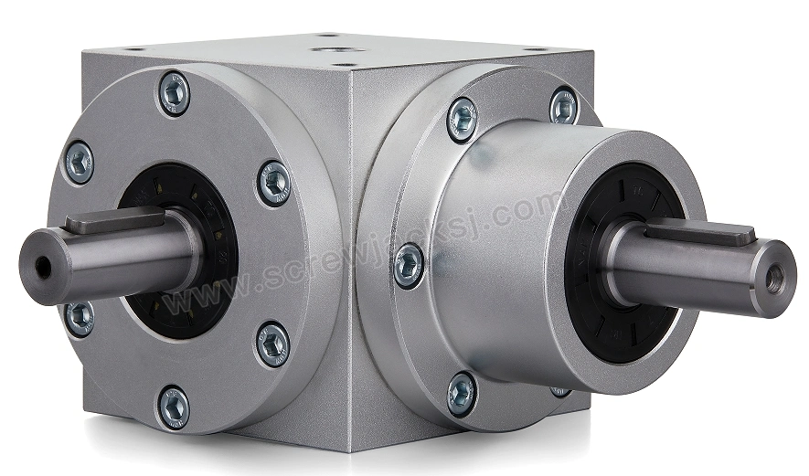 Low Backlash Spiral Bevel Gearbox with Cast Iron, Stainless Steel, and Aluminum Version