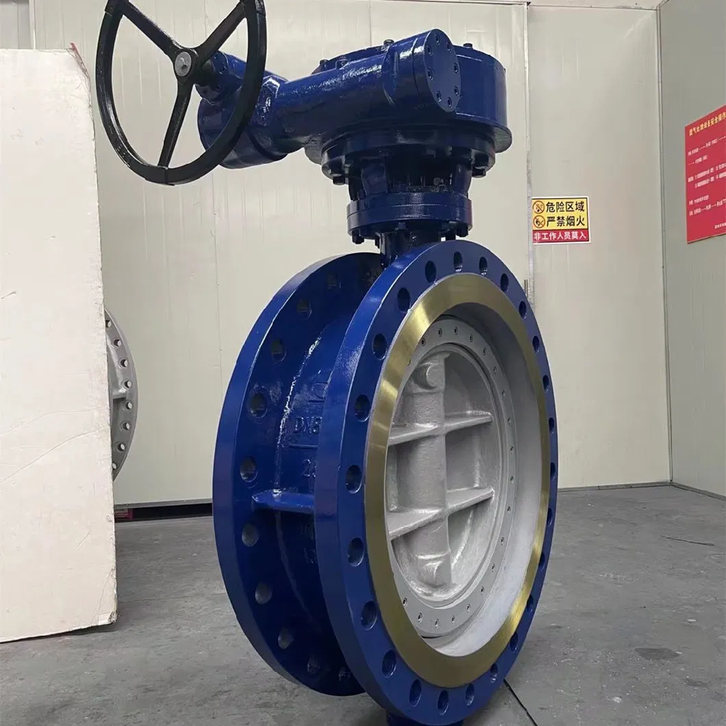 Manual Flange Wafer Type 150 Lb CF8 Butterfly Valve with Worm Gear