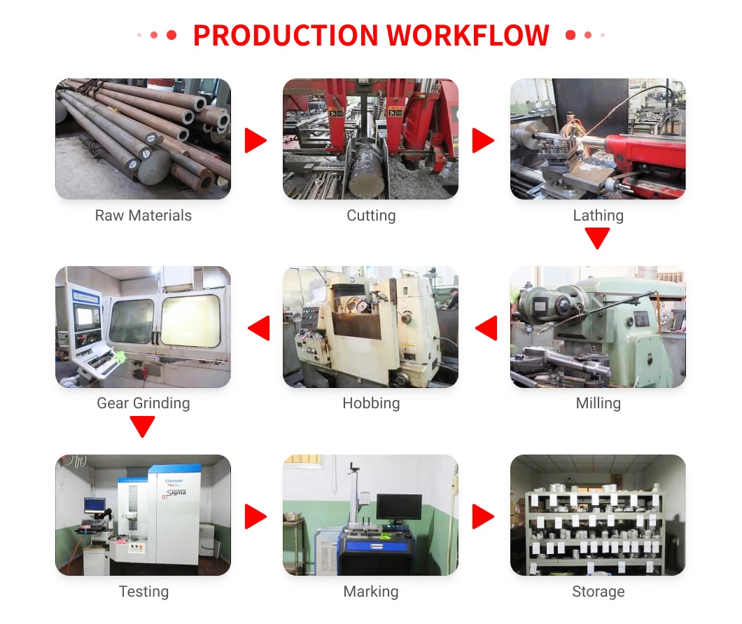 Drawings Machining Precision Milling Turning Custom Drive Shaft and Gear Steel Worm Gear