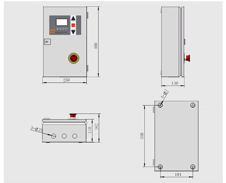 Screen Display High Speed Door Control System Shutter Motor Gear Motor Automatic Roller Door Automatic Opener Gate Operators