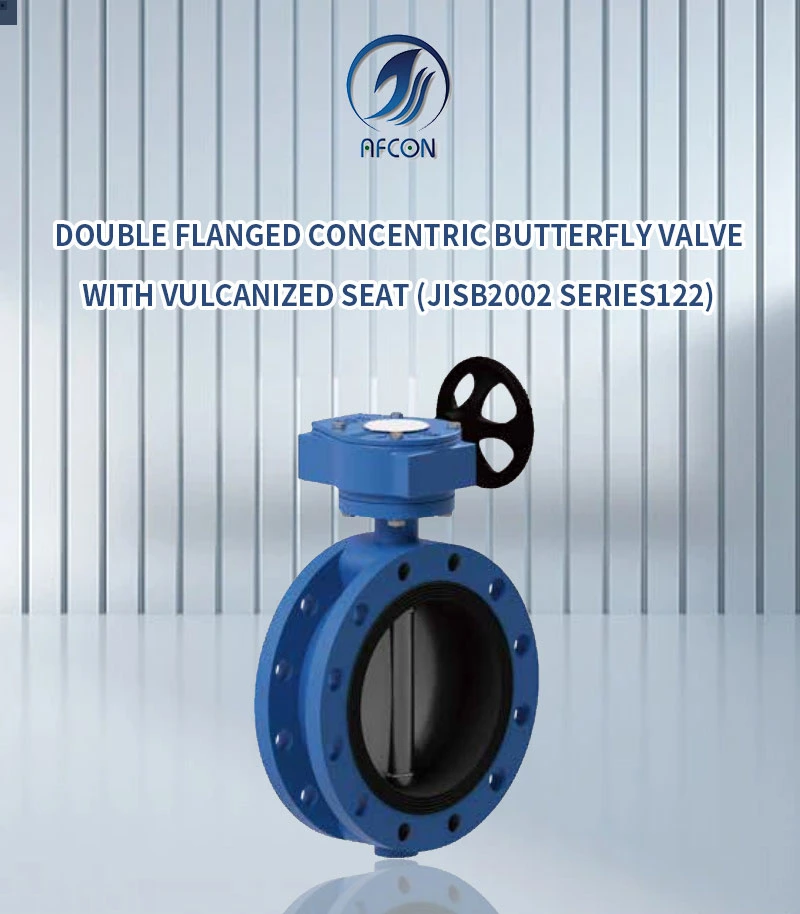 Chain Wheel Stainless Steel DN400 16inch Class Offset Double Eccentric Flange Butterfly Valve