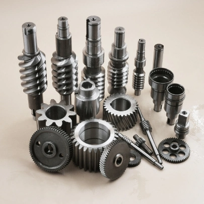 Transmission Manufacturers Suppliers Plastic Metal Cast Iron Stainless Steel Brass Small Helical Worm Wheel Globoid Speed Steering Screw Gear Set Drive Shaft