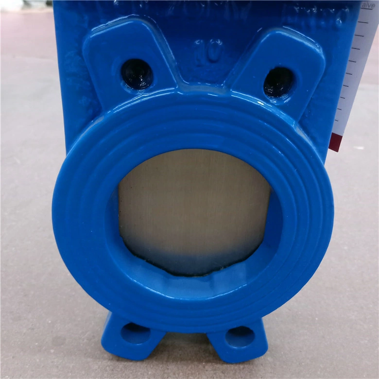 Soft Seal Resilient Seat Ductile Iron Pn10 Knife Gate Valve with Hand Wheel