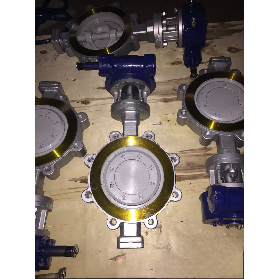 API/DIN/JIS/GOST Essentric Pneumatic Electirc Worm Gear Operation Cast Steel Wcb 304 150lb 10K Water Control Matel Head Seal Lug Wafer Butterfly Valve